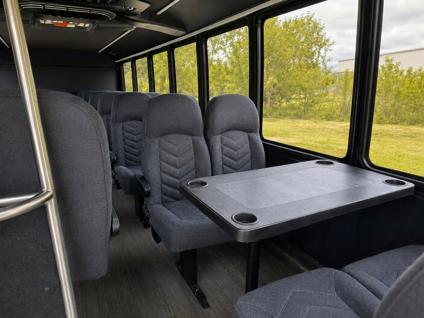 15 passenger minibus inside