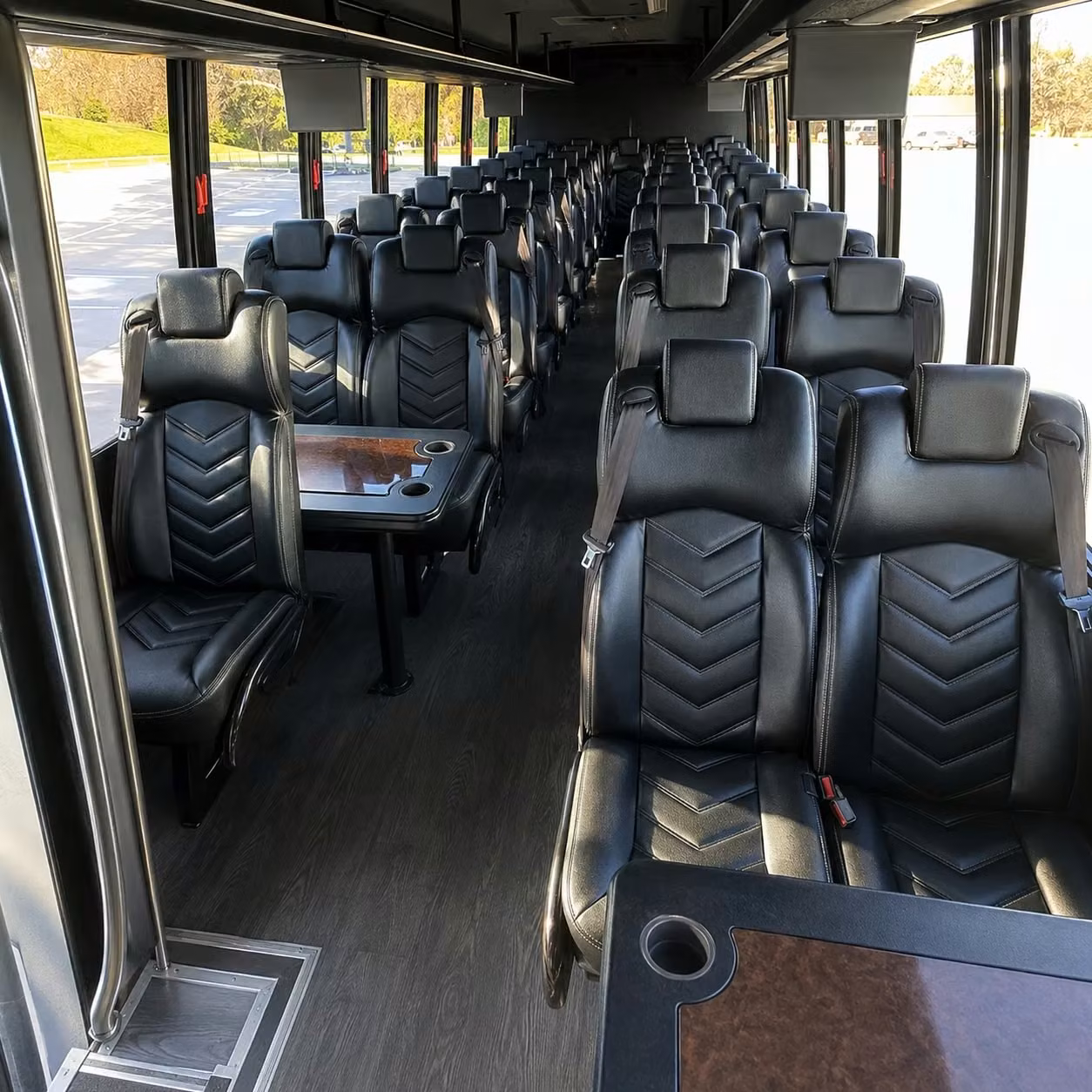 28 passenger minibus interior