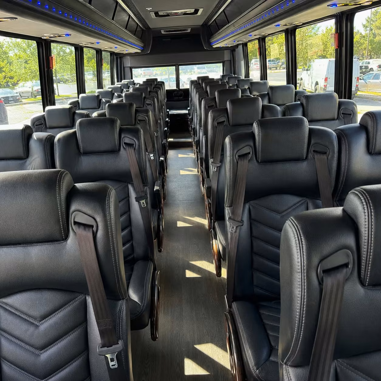 30 passenger minibus interior