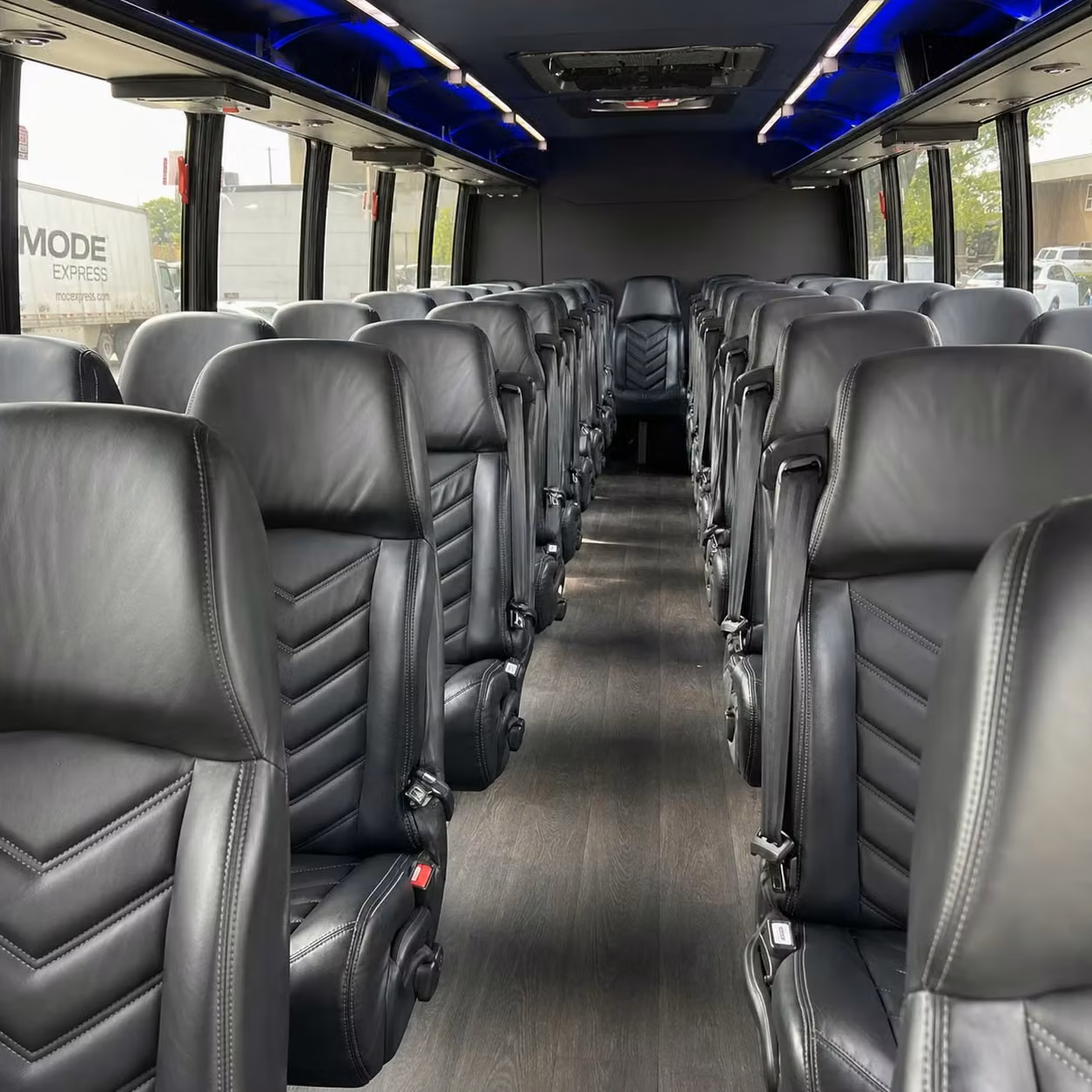 35 passenger minibus inside
