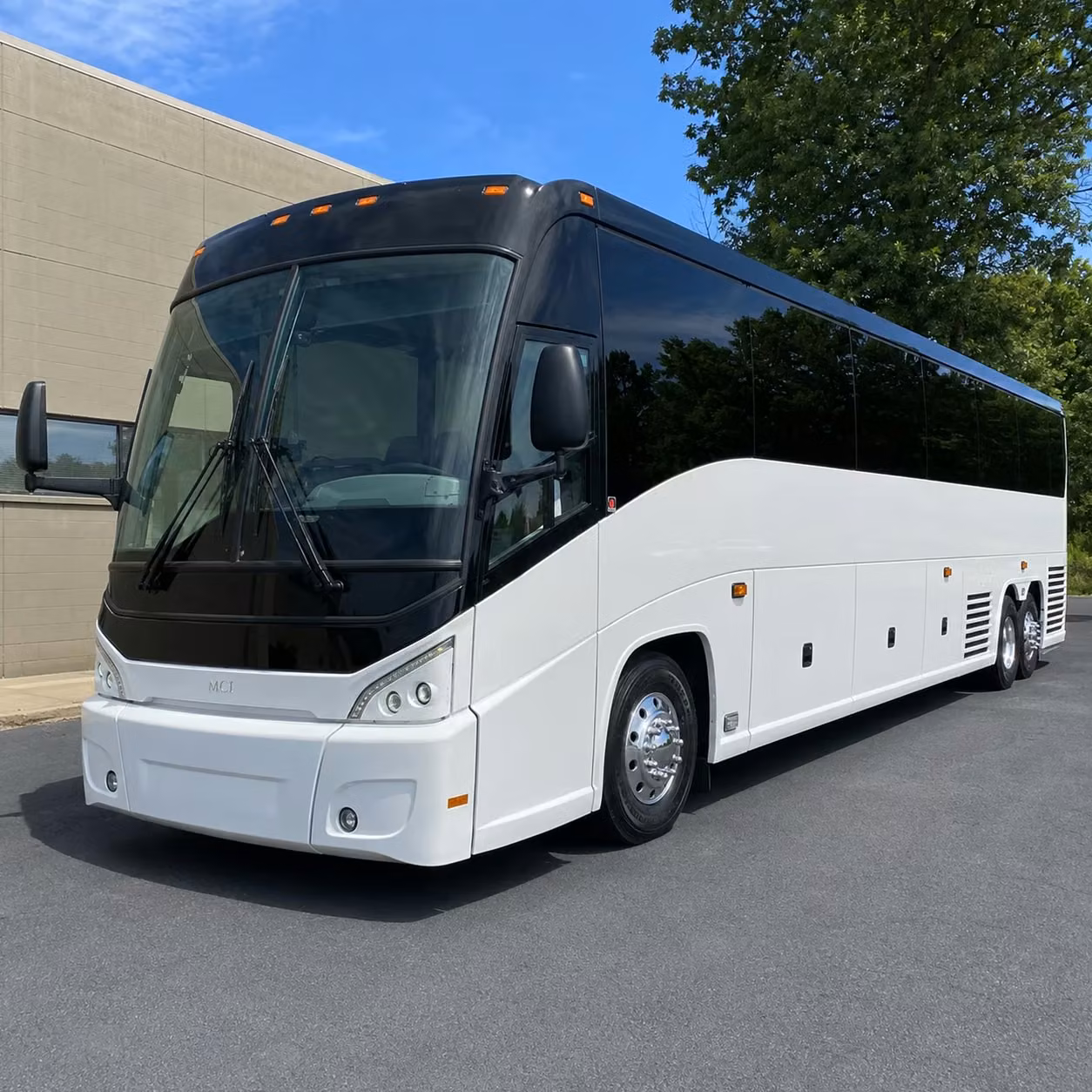 let a charter bus handle the drive while your group relaxes before the flight