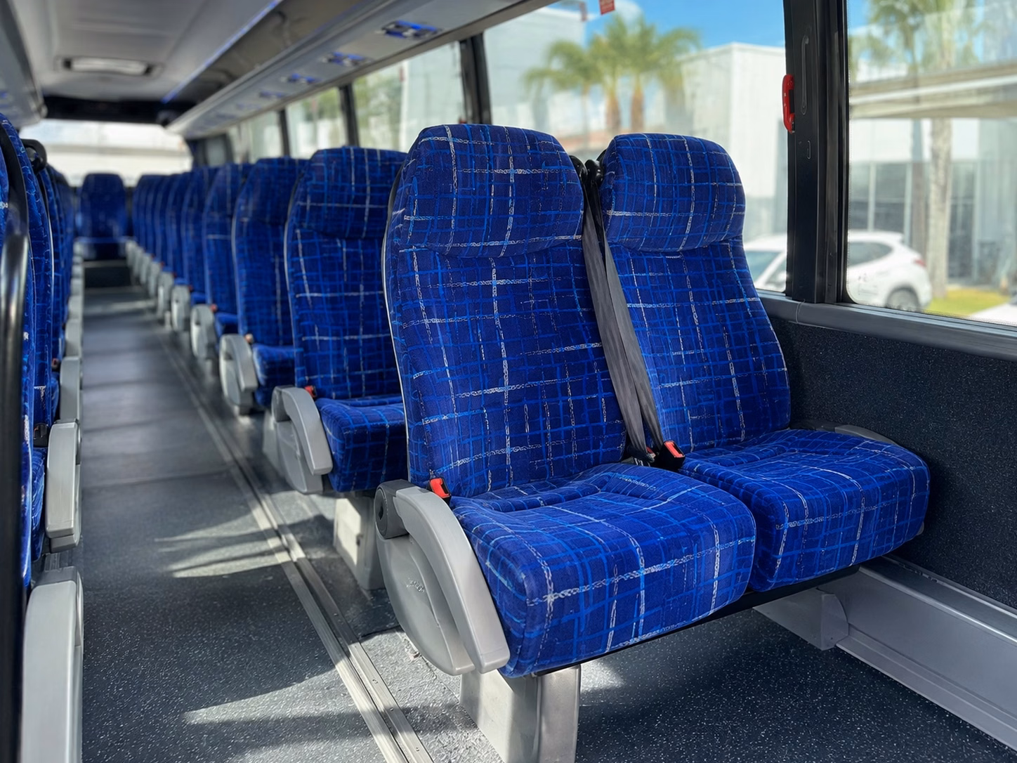 menifee charter bus interior